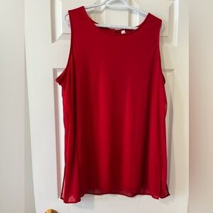 2 Dye 4 Sleeveless Red Shirt 3x
